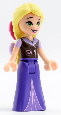 Rapunzel - Mini Doll, Lavender and Magenta Bows, Dark Purple Skirt