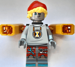 Cooper - Robot with Red Cap and 2 Stud Shooters