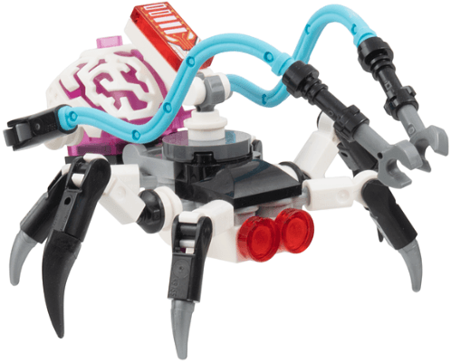 LEGO Cyber Brain Spider (drm080) City Space Minifigure