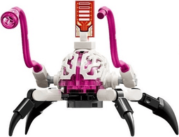 Cyber Brain Spider - 4 Legs, Magenta Appendages