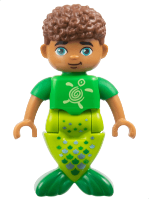 LEGO Duplo Figure Disney Princess Fernie (Merman) (dupmermaid04) Duplo Minifigure