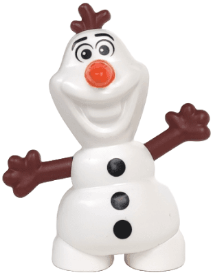 LEGO Duplo Figure Disney Princess Olaf (6263019 / 6543773) (dupsnowman01) Duplo Minifigure