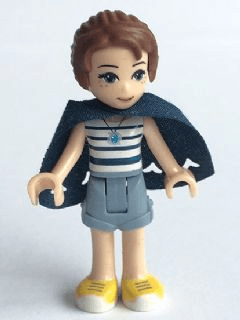 Emily Jones - Sand Blue Shorts with Cape