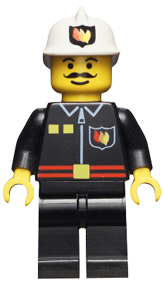 LEGO Fire (firec009) Town / City Minifigure
