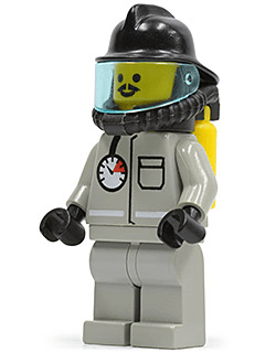 LEGO Fire (firec011) Town / City Minifigure