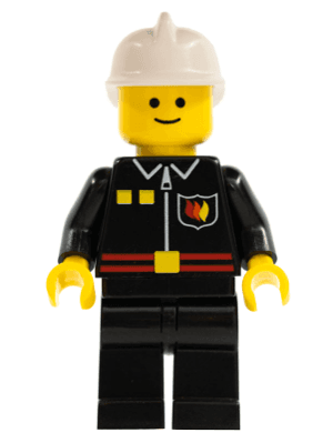 LEGO Fire (firec022) Town / City Minifigure