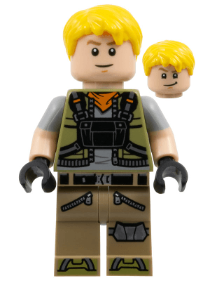 LEGO Battalion Brawler (fort001) Fortnite Minifigure