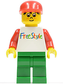 LEGO FreeStyle Timmy with Green Legs and Red Hat (fre001) LEGO Minifigure