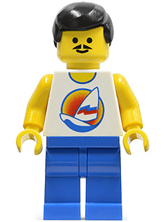 LEGO Surfboard on Ocean (fre005) minifigure