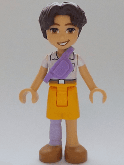 Friends Petch - White Shirt, Medium Lavender Belt Bag