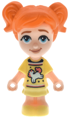 Friends Ella - Micro Doll, Bright Light Yellow Dress with Horse / Unicorn