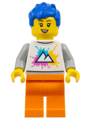 LEGO FIRST LEGO League (FLL) Superpowered Female Park Rider (fst047) LEGO Minifigure