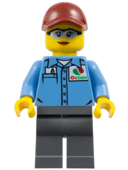LEGO FIRST LEGO League (FLL) Superpowered Female Octan Worker (fst048) minifigure