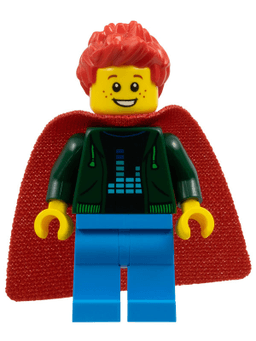 LEGO FIRST LEGO League (FLL) Superpowered Male Superhero (fst050) minifigure