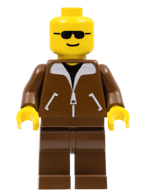 LEGO Jacket Brown (game003) City Minifigure