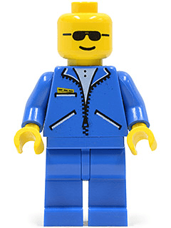 LEGO Jacket Blue (game004) City Minifigure