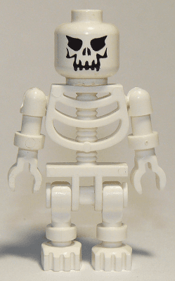 LEGO Skeleton (gen004) Adventurers Minifigure
