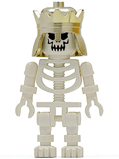 LEGO Skeleton with Evil Skull Crown (gen017) minifigure
