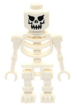 LEGO Skeleton Fantasy Era Torso with Evil Skull (gen018) minifigure
