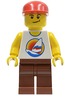 LEGO Surfboard on Ocean (gen024) Town / City Minifigure