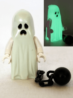 LEGO Ghost with Pointed Top Shroud and Ball and Chain (gen044) minifigure