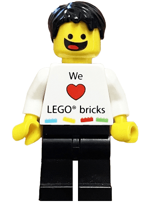 LEGO LEGO Kladno Boy We Heart LEGO bricks Minifigure (gen074) Promotional Minifigure