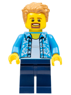 LEGO LEGO Store Customer with Hawaiian Shirt (gen105) Promotional Minifigure