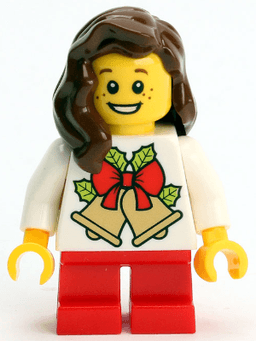 LEGO Lego Kladno PF 2018 Holiday Minifigure Girl (gen110) minifigure