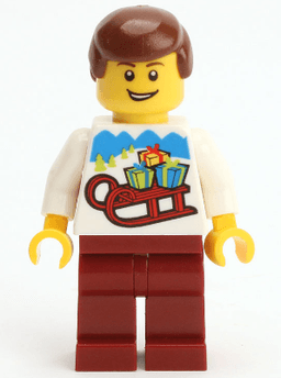 LEGO LEGO Kladno PF 2018 Holiday Minifigure Man (gen111) minifigure