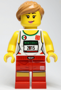 LEGO 5K Family Road Race Female 2015 Monterrey (gen126) minifigure