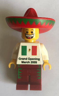 LEGO Operaciones de Mexico Grand Opening March 2009 (gen131) minifigure