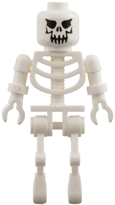Skeleton - Evil Skull, Floppy Arms, Arms as Legs