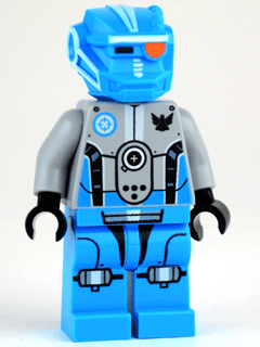 LEGO Dark Azure Robot Sidekick (gs007) Space Minifigure