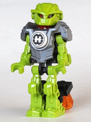 Hero Factory Mini - Breez - Flat Silver Armor with Rocket Jets