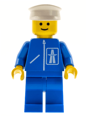 LEGO Highway Pattern (hgh002) Town / City Minifigure
