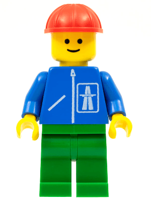 LEGO Highway Pattern (hgh008) Town / City Minifigure