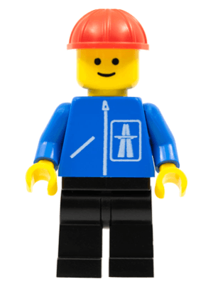 LEGO Highway Pattern (hgh010) Town / City Minifigure