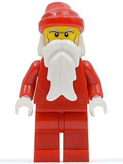 LEGO Santa White Bushy Eyebrows (hol013) City Minifigure