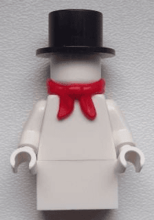LEGO Snowman with 1 x 2 Brick as Legs (hol021) City Minifigure