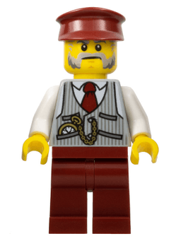 LEGO Winter Holiday Train Ticket Collector (hol079) minifigure