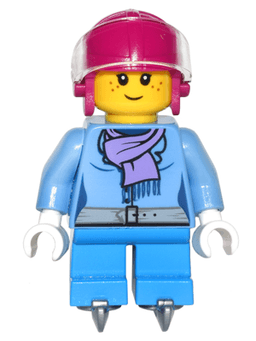 LEGO Ice Hockey Player Girl (hol081) minifigure
