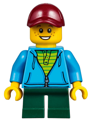 LEGO Winter Holiday Train Station Child (hol093) City Minifigure
