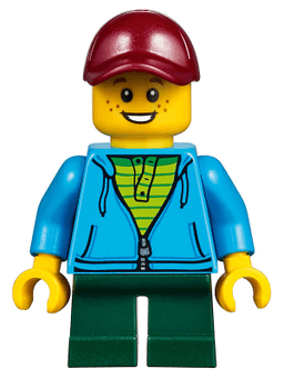 LEGO Winter Holiday Train Station Child (hol093) minifigure
