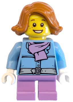 LEGO Christmas Train Ride Passenger (hol097a) minifigure