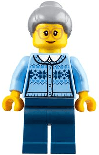 LEGO Grandmother (hol106) City Minifigure
