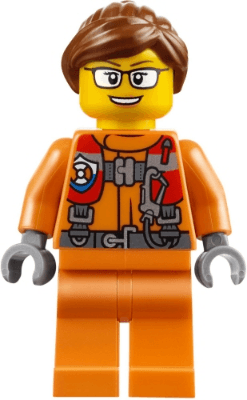 LEGO Coast Guard City Female (hol108) City Minifigure