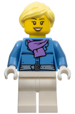 LEGO Female Bright Light Yellow Ponytail (hol126) minifigure