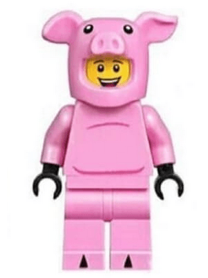 LEGO Dragon Dance Performer Pig Costume No Tail (hol137) City Minifigure