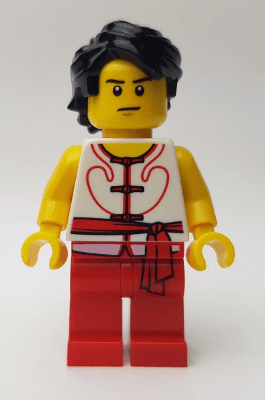LEGO Dragon Boat Race Team Red/White Member 4 (hol150) City Minifigure