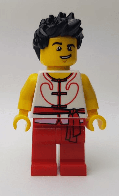 LEGO Dragon Boat Race Team Red/White Member 5 (hol151) City Minifigure